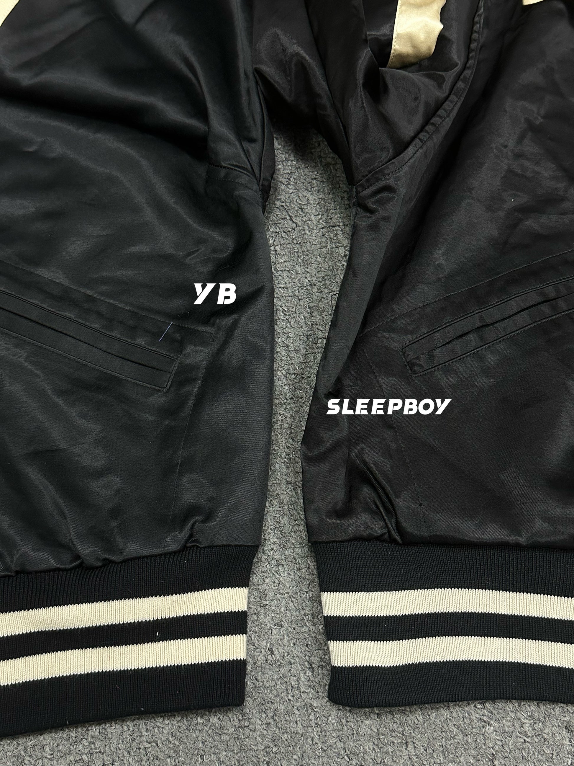 ERD AW24 ’Opium Den’ Varsity Jacket - Silk Court Embroidery Baseball Coat