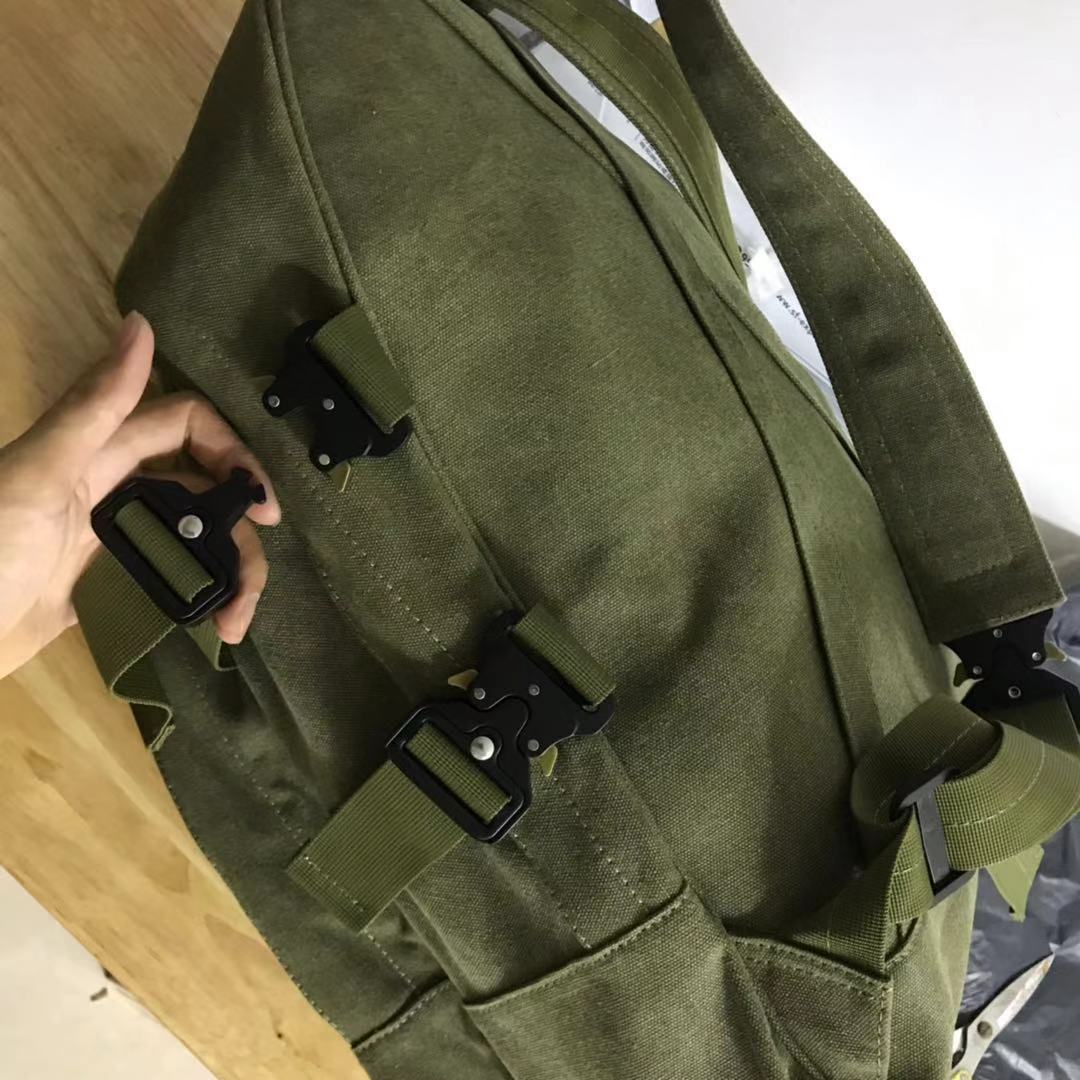 Yuta Hosokawa READYMADE x FOG Vers. Backpack Dual-Shoulder Bag Titanium Buckles - Green