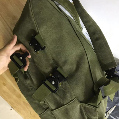 Yuta Hosokawa READYMADE x FOG Vers. Backpack Dual-Shoulder Bag Titanium Buckles - Green