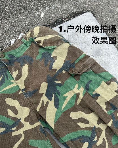 Vintage M65 Remake Camo Work Pants - Baggy Wide-Leg Trousers Playboi Carti