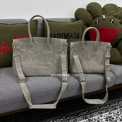 Remake Readymade Yuta Hosokawa Washed Canvas Birkin Bag - Large & Small Sizes