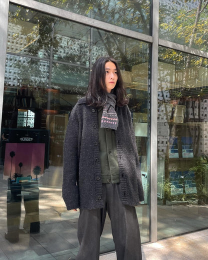 OUR LEGACY 23FW Wool Blend Pilled Knit Cardigan Jacket Unisex Cleanfit