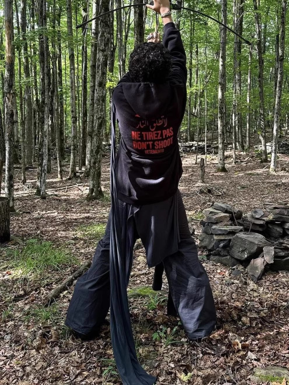VTM ’Don’t Shoot’ Hoodie – Anti-War Theme Heavyweight Embroidered
