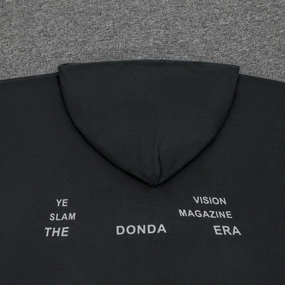 DONDA KANYE Vers. Hoodie Loose Oversize Streetwear Hooded Sweatshirt Reflective