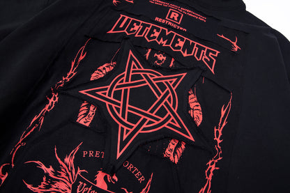VTM Adone Hardcore Oversized Heavyweight Patch Hoodie - Playboi Carti Edition