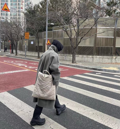 Custom 23AW OurLegacy Vintage Crumpled Pillow Crossbody Bag - Casual Street Vibe - Order with colors/Style