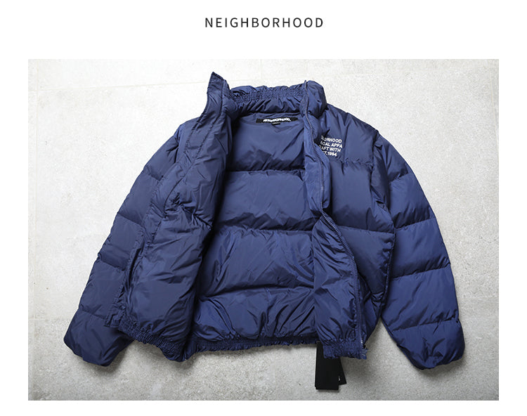NEIGHBORHOOD Jacket Embroidered Casual Down Long-Sleeve 90% Down Coats