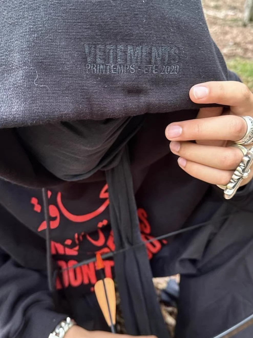 VTM ’Don’t Shoot’ Hoodie – Anti-War Theme Heavyweight Embroidered