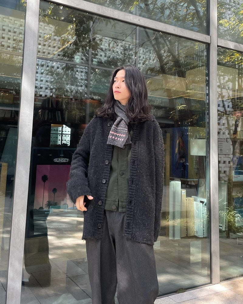 OUR LEGACY 23FW Wool Blend Pilled Knit Cardigan Jacket Unisex Cleanfit