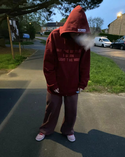 Revised VTM 17SS ’Bridges I Burn’ Zip Hoodie - Ultra Heavyweight Hoodie