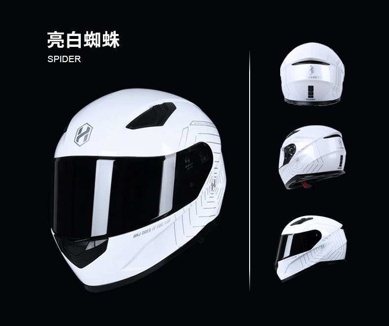 HNJ Motorcycle Helmet Unisex/ All-Season Riding/ Bluetooth-Avaliable/3C DOT ECE