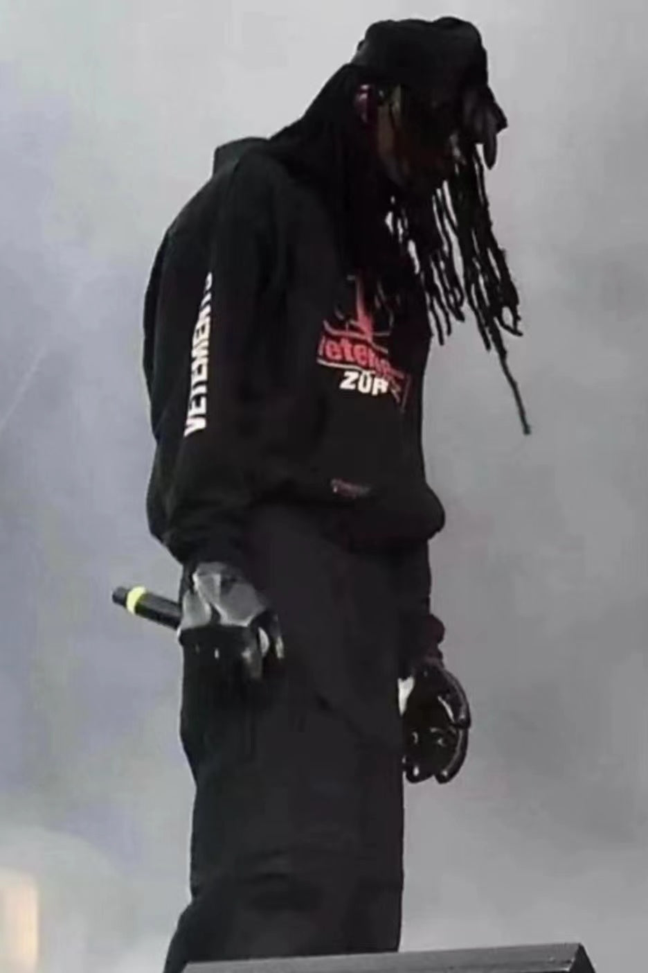 Vetements 18AW Zip Print Pullover Hoodie Sweatshirt Playboi Carti Edition
