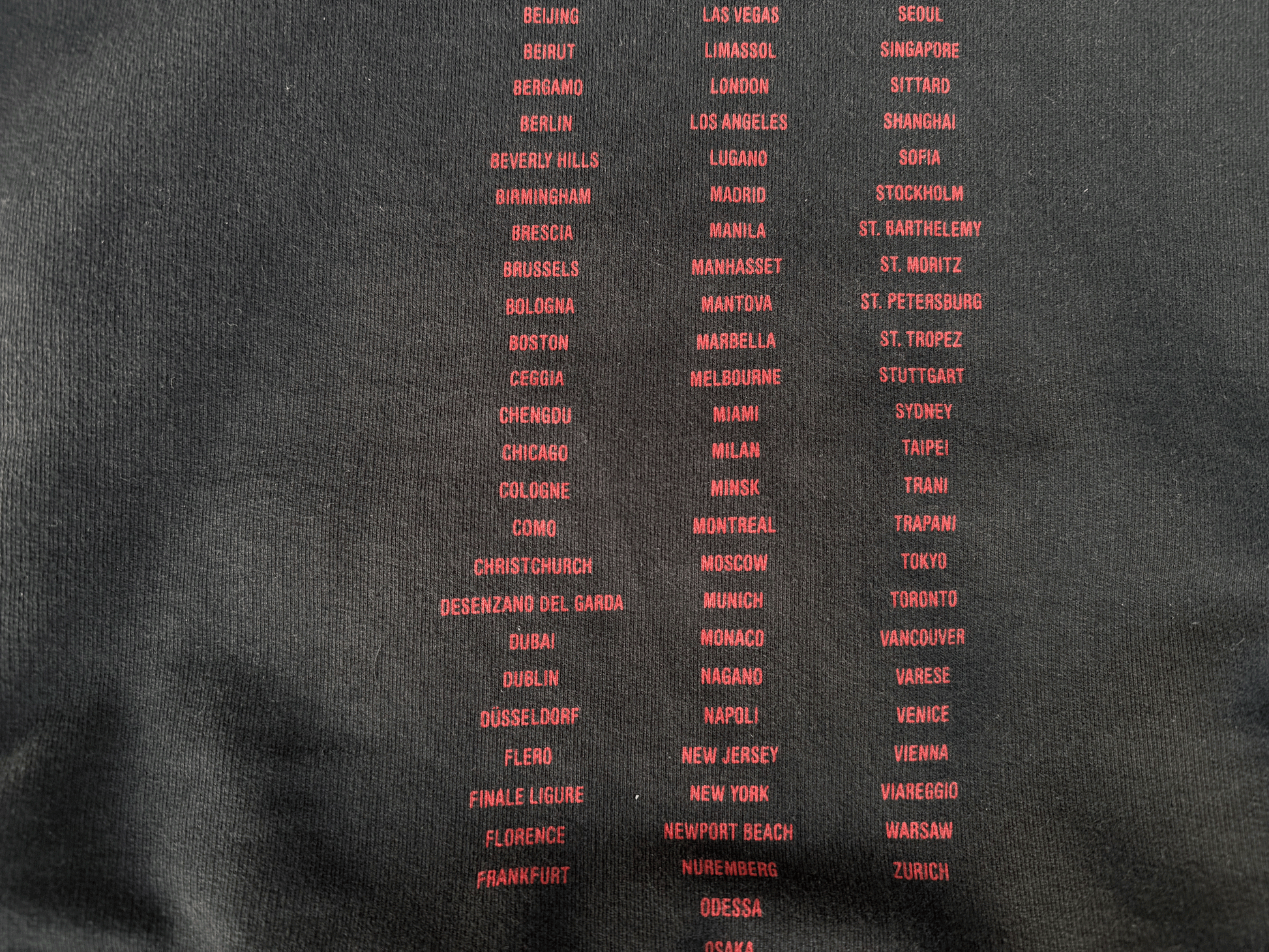 VTM 2018 “Blood Drip” Heavy Metal Tour Hoodie Heavyweight Oversized Opium Carti