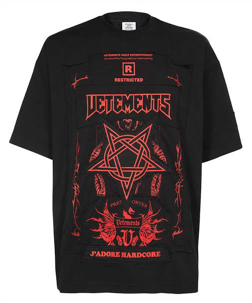Vetements Adone Hardcore Short-Sleeve T-Shirt Playboi Carti Edition