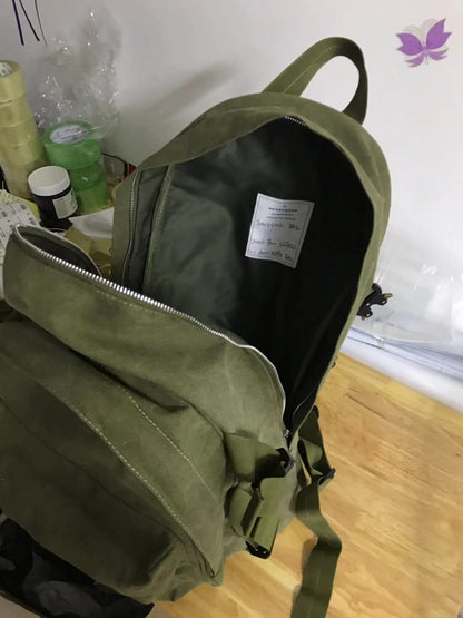Yuta Hosokawa READYMADE x FOG Vers. Backpack Dual-Shoulder Bag Titanium Buckles - Green