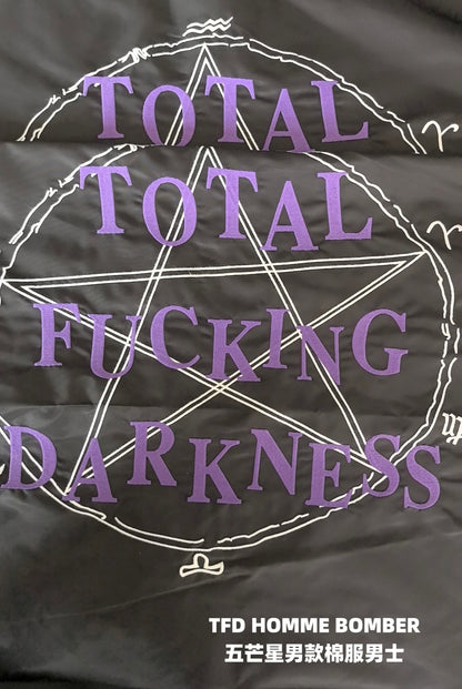 VETEMENTS Heavyweight 17FW TFD Pentagram Bomber Jacket - Oversized Homme Fit