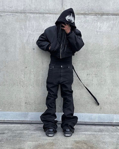 FW23 Playboi Carti Narcissist Bomber – Cropped Short Puffer Jacket