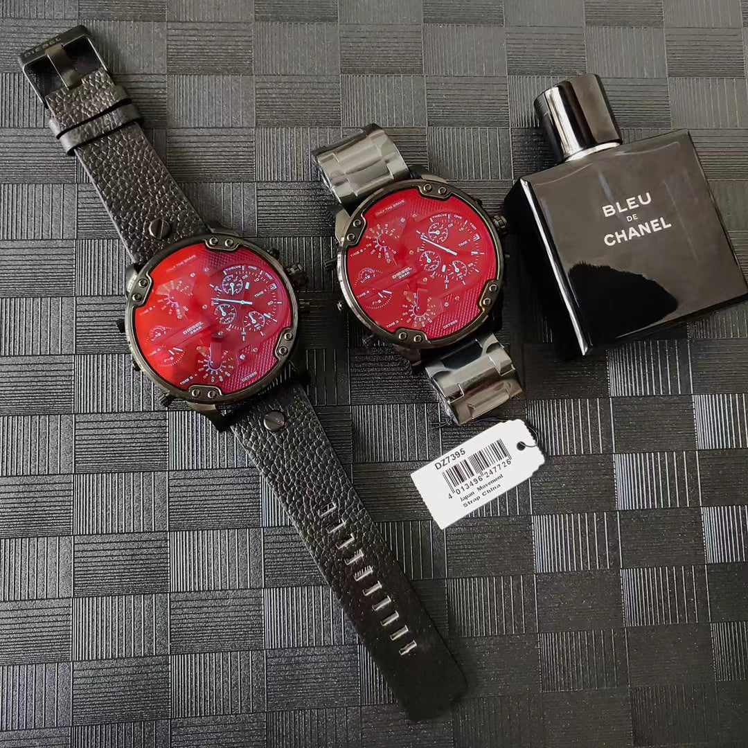 Diesel DZ7395 Chameleon Large Dial Quartz Chronograph Watch Polarized Men Watch - Order with colors