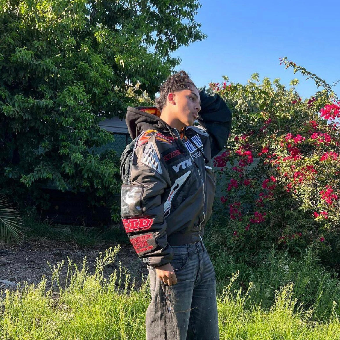 Revised Vetements x Alpha AW18 Racing Bomber Jacket - 3D Silicone 
