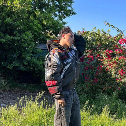 Revised Vetements x Alpha AW18 Racing Bomber Jacket - 3D Silicone 