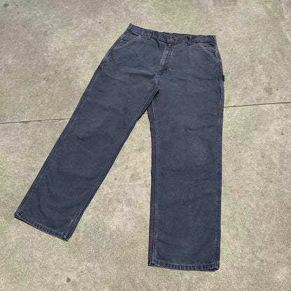 Heavyweight B136/B01/B11 Straight-Leg Pants Pocketed Workwear Carpenter Trousers