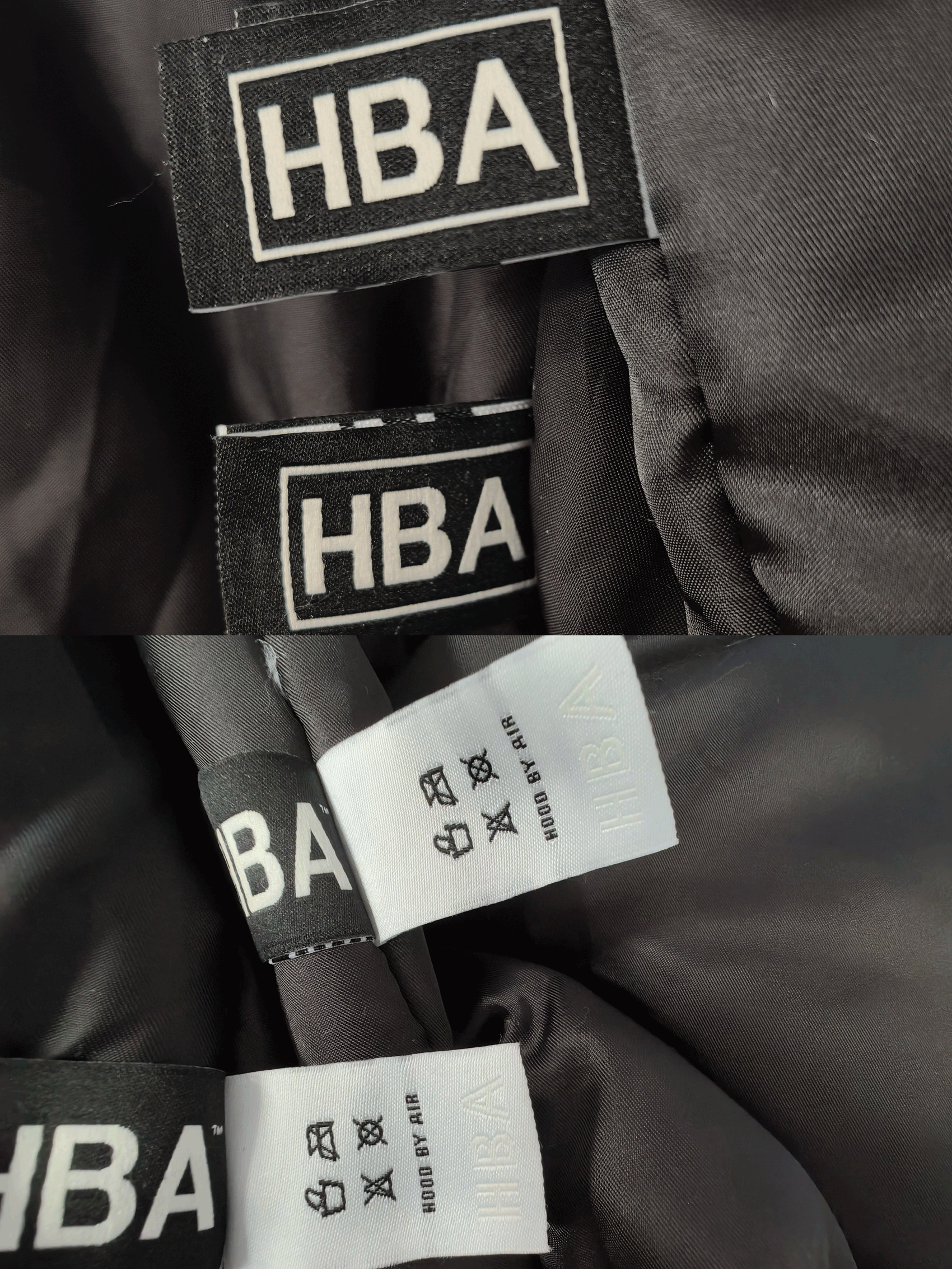 Hood By Air Fringe Bomber – HBA Embroidered Slogan Jacket