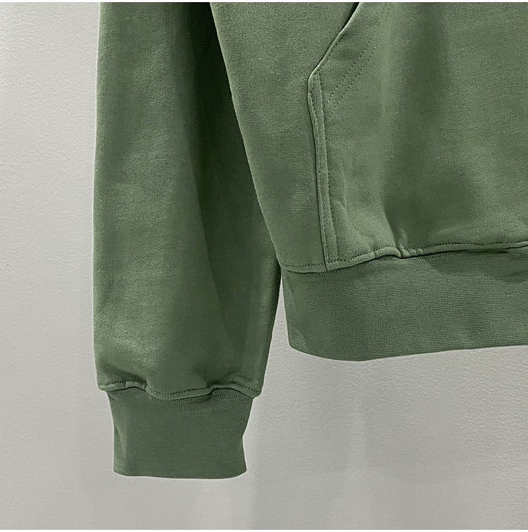 RO Dark Wizard Rick Owen Hoodie - Asymmetric Zip Avant-garde Black Winter Fleece