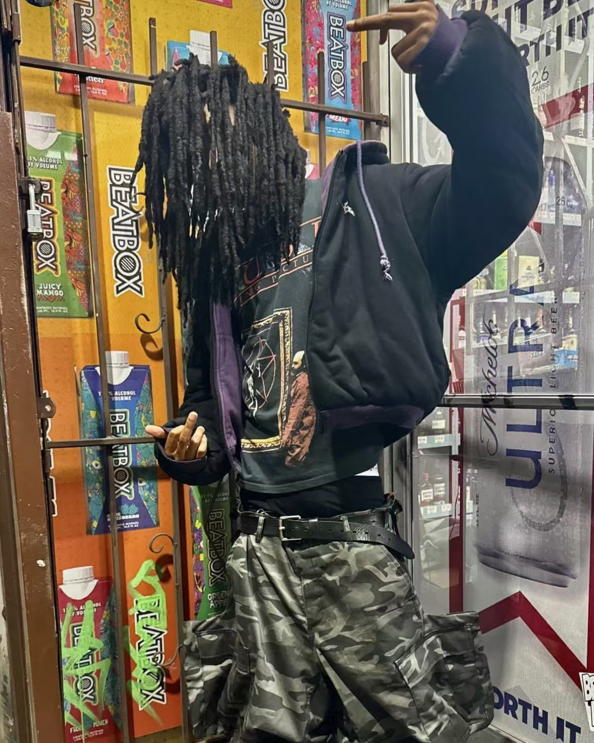 Revised Vetements 16FW TFD & Gun Club Reversible Bomber Jacket 