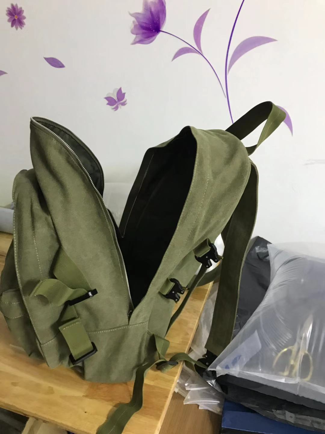 Yuta Hosokawa READYMADE x FOG Vers. Backpack Dual-Shoulder Bag Titanium Buckles - Green