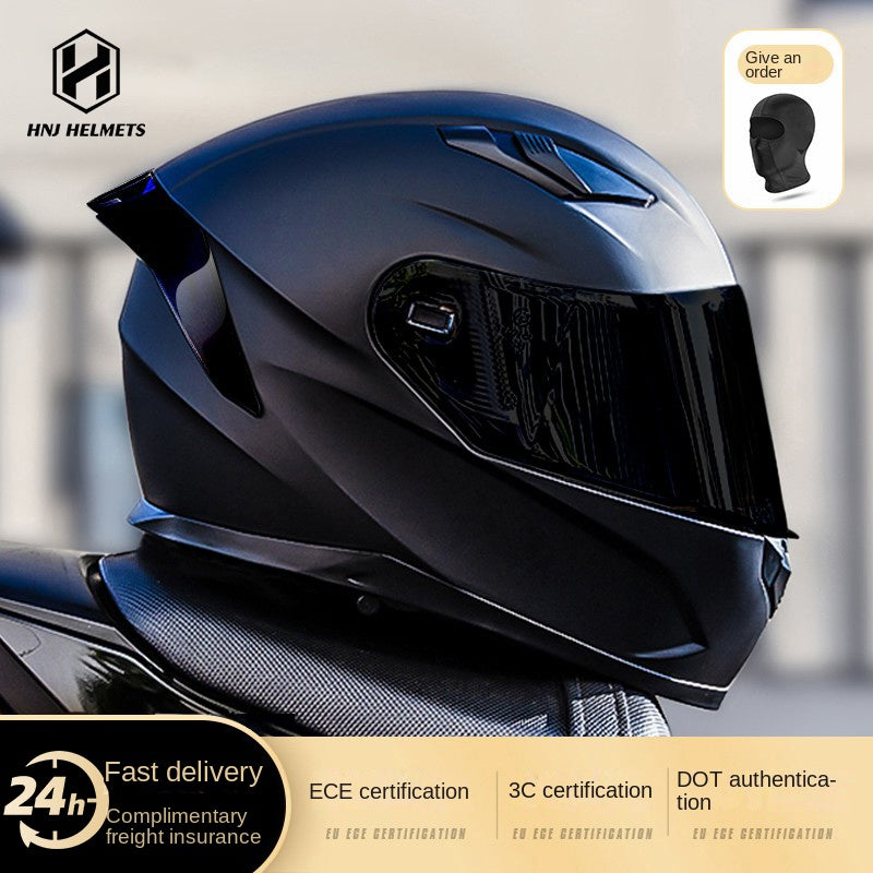 HNJ Motorcycle Helmet Unisex/ All-Season Riding/ Bluetooth-Avaliable/3C DOT ECE