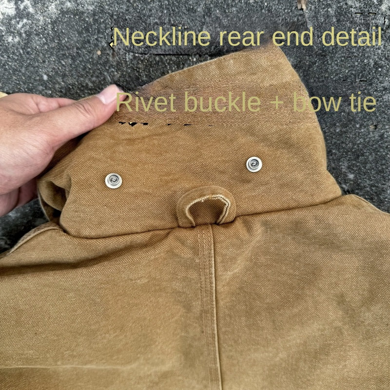 J22/J02 Carhartt Washed Detroit Jacket Vintage Cotton Coats