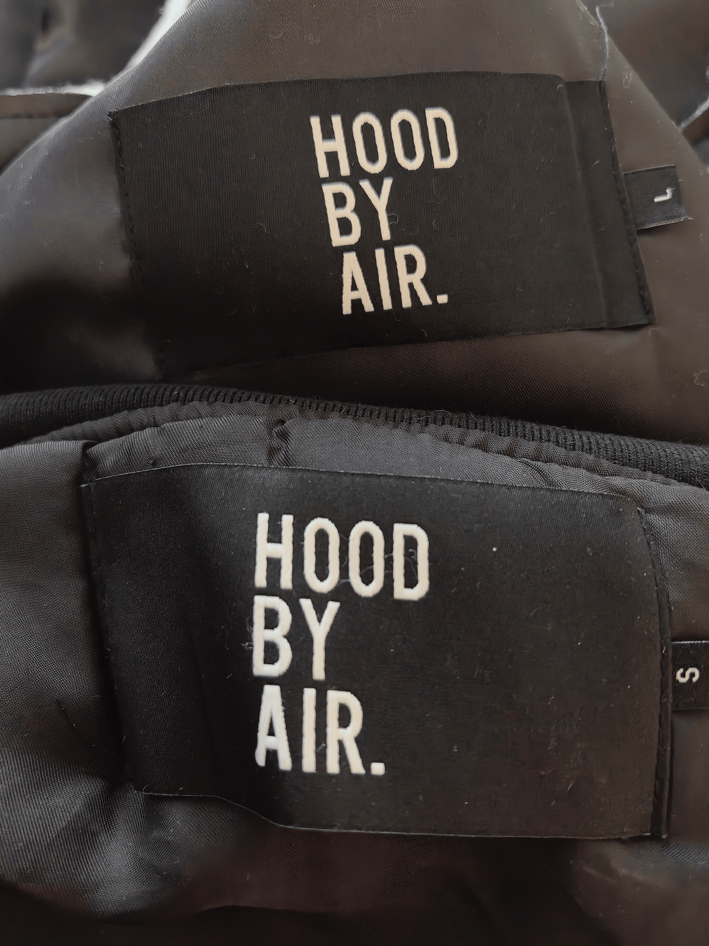 Hood By Air Fringe Bomber – HBA Embroidered Slogan Jacket