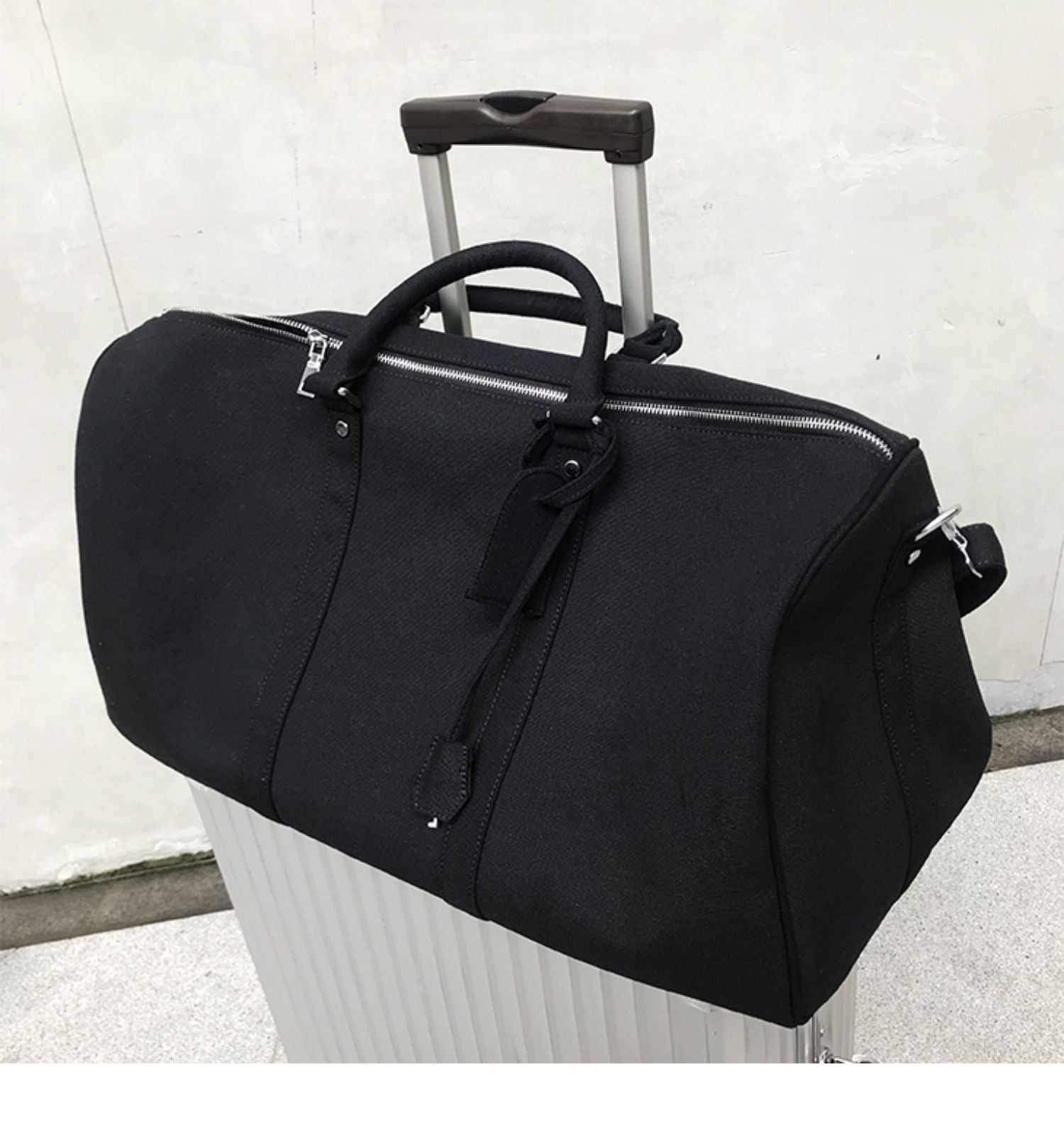 donclick Oversized Canvas ReadyMade Bucket Bag - Travel Tote & Shoulder Bag