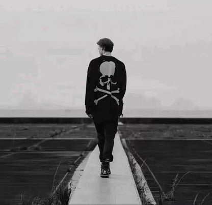 MMJ Online Japan mastermind Skull Embroidery Crewneck Knit Pullover Sweater