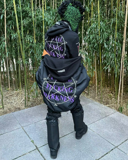 VETEMENTS Heavyweight 17FW TFD Pentagram Bomber Jacket - Oversized Homme Fit