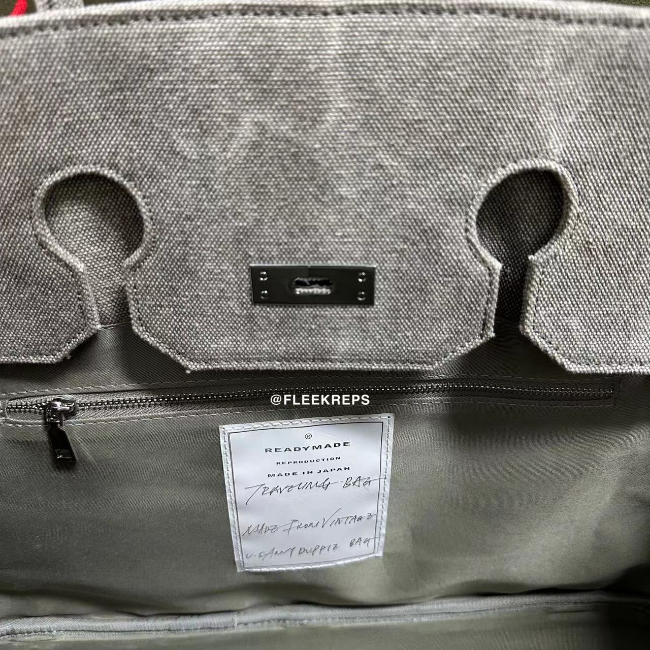 Remake Readymade Yuta Hosokawa Washed Canvas Birkin Bag - Large & Small Sizes