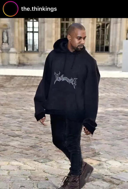 (1600g) VET 2016 AW Metal Hoodie – OG Oversized Kanye Edition Pullover