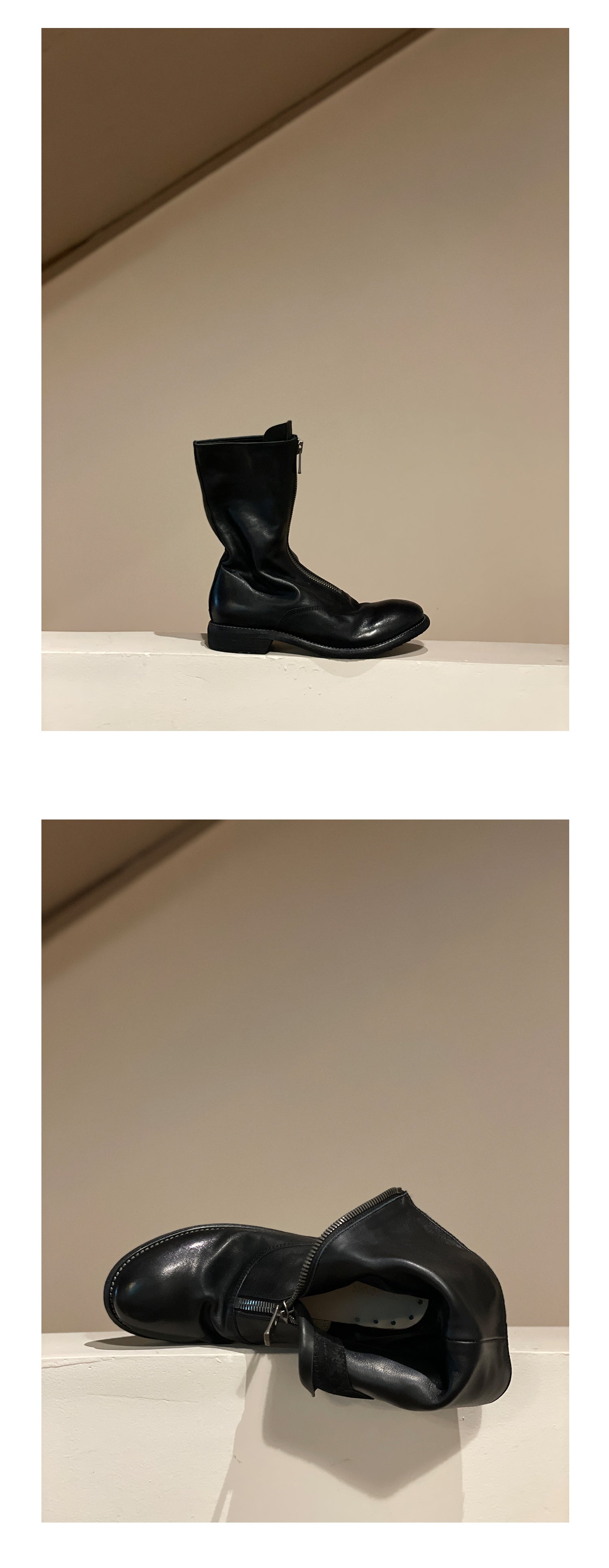 310 Horse Leather Origin Guidi Front Zip Ankle Boots – Short Boots for Women