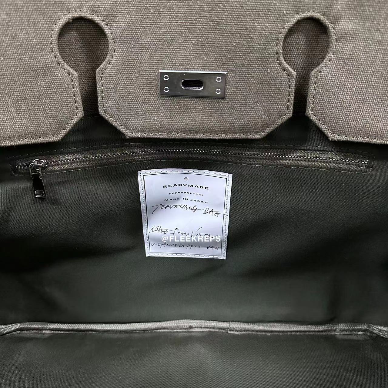 Remake Readymade Yuta Hosokawa Washed Canvas Birkin Bag - Large & Small Sizes