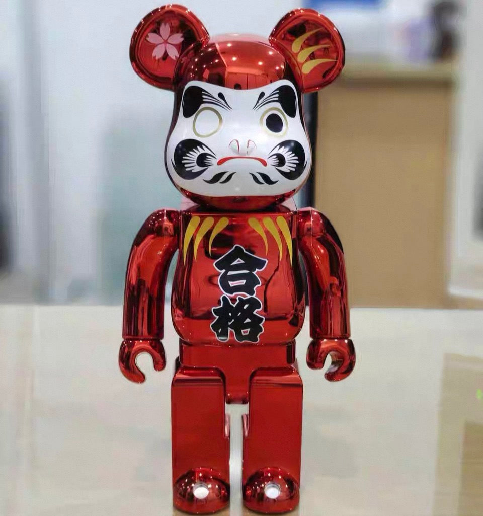 BEARBRICK 400% Block Bear - Art Toy Collectible Figure | Donclickin  Daruma Red 400% / Dm for Other Style / Restock