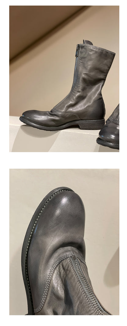 310 Horse Leather Origin Guidi Front Zip Ankle Boots – Short Boots for Women