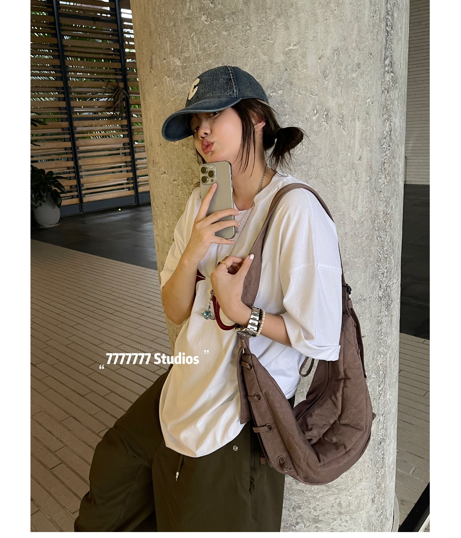 24FW LEM Horn Croissant Bag –Minimalist Casual Commuter Crossbody Large Capacity