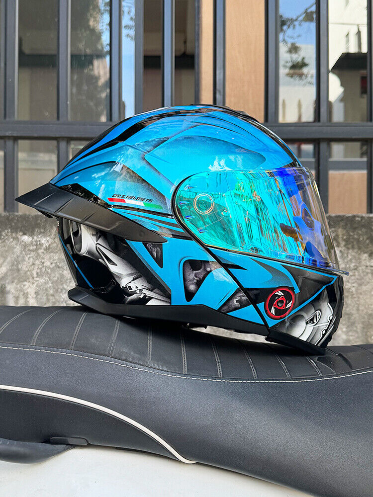 Ice Age 3C DOT Approve Full Face Dual Visors Unisex Bluetooth Motorcycle Helmet