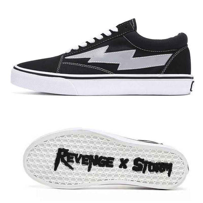 Revenge x Storm Lightning Skateboard Shoes Low-Top Canvas Shoes / Vengeful Storm - Size avaliable 35~45