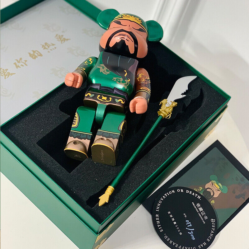 BE@RBRICK 400% Building Block Violence Bear Collectible Toy Action Figure - GuanYu / Dm for Other Style / Restock