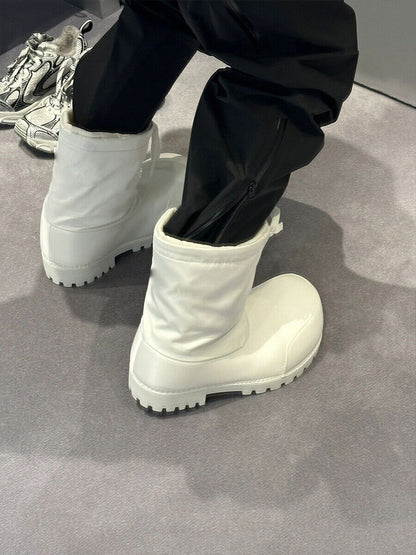 Parisian Snow Boots Ski Waterproof Anti-Slip Big Head Short Boots