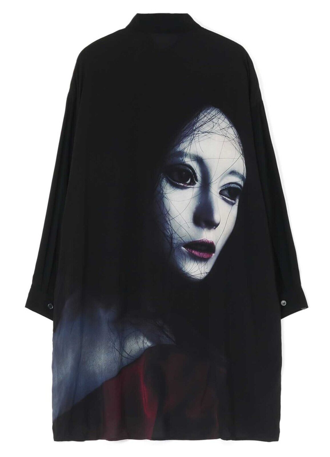 Yohji Yamamoto Vibe Shirt Y’s Ayumidoll Limited Edition Doll Print Dark Shirt