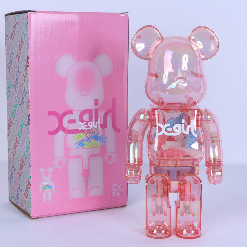 BE@RBRICK 400% Violent Bear Display: Building Block Bear/Ocean Figure Doll Gift - DM for Style