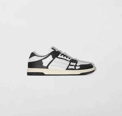 2023SS AMIRI Bone Shoes Lychee Grain Top Layer Cowhide Low-top Leisure Board Shoes