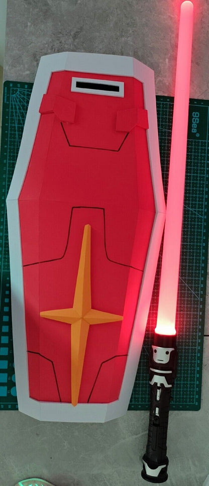 Mobile Suit Gundam Helmet Armor Wearable Glowing Sword Shield Cosplay Convention - Shield